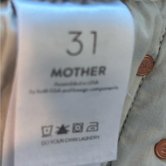 MOTHER The Roller Light Blue Flare Jeans 31 - Picture 6 of 8